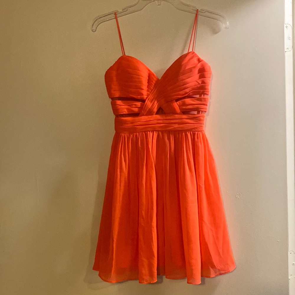 Coral dress